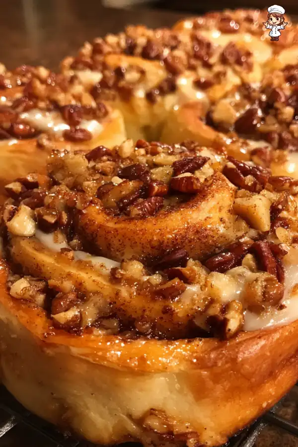 Apple and Pecan Cinnamon Rolls