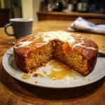 Apricot Almond Carrot Cake with Rose Cream delights all!