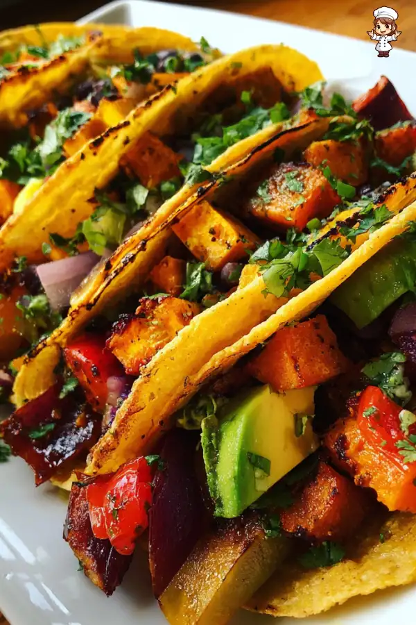 Autumn Harvest Tacos with Roasted Veggies