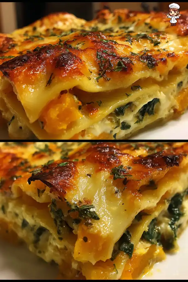 Autumn Vegetable Lasagna with Butternut Squash