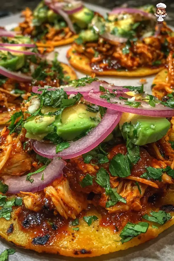 BBQ Chicken Tostadas