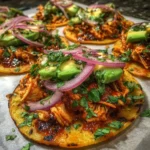 BBQ Chicken Tostadas