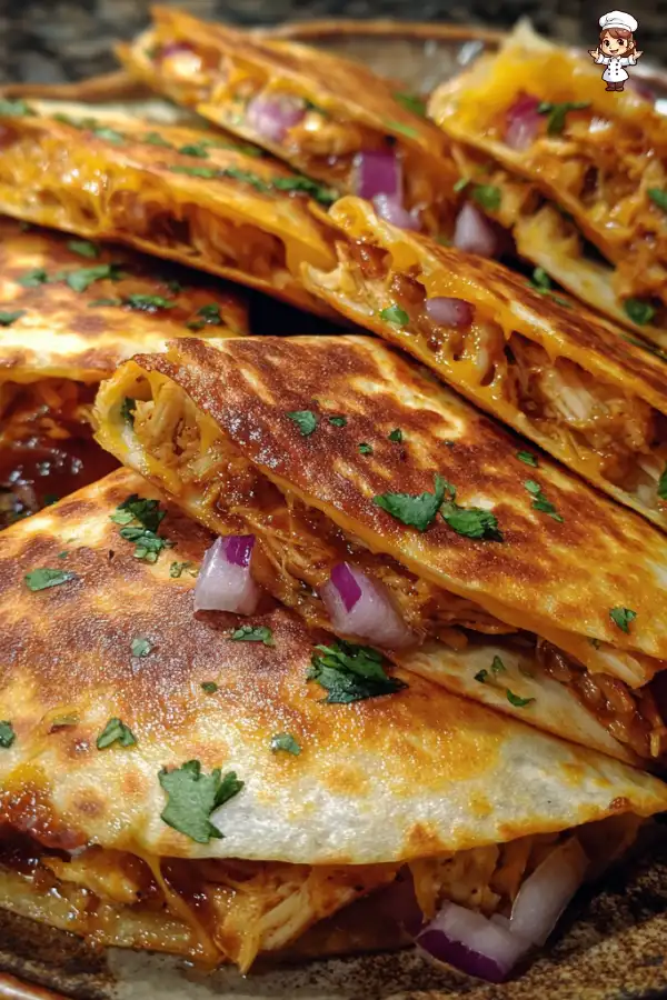 BBQ chicken quesadillas recipe that everyone will love!