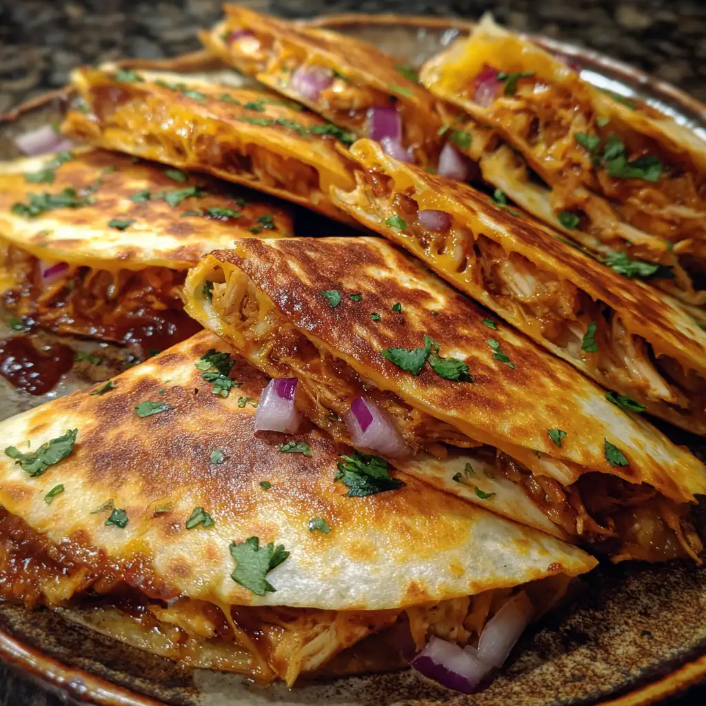 BBQ chicken quesadillas recipe that everyone will love!