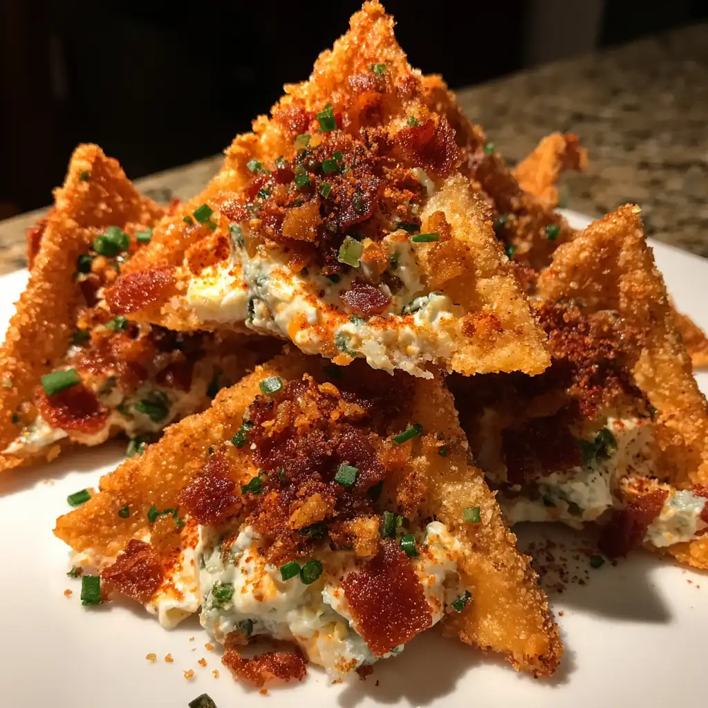Bacon cream cheese stuffed Doritos will amaze your guests!