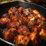 Balsamic roasted pork nuggets are a must-try delight!