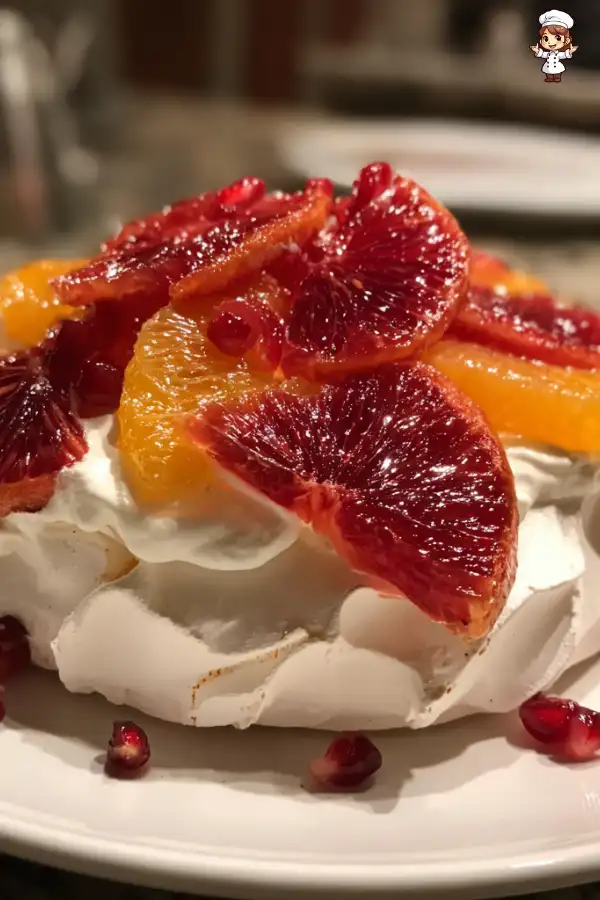 Blood Orange Pavlova Recipe A Delightful Dessert Awaits!