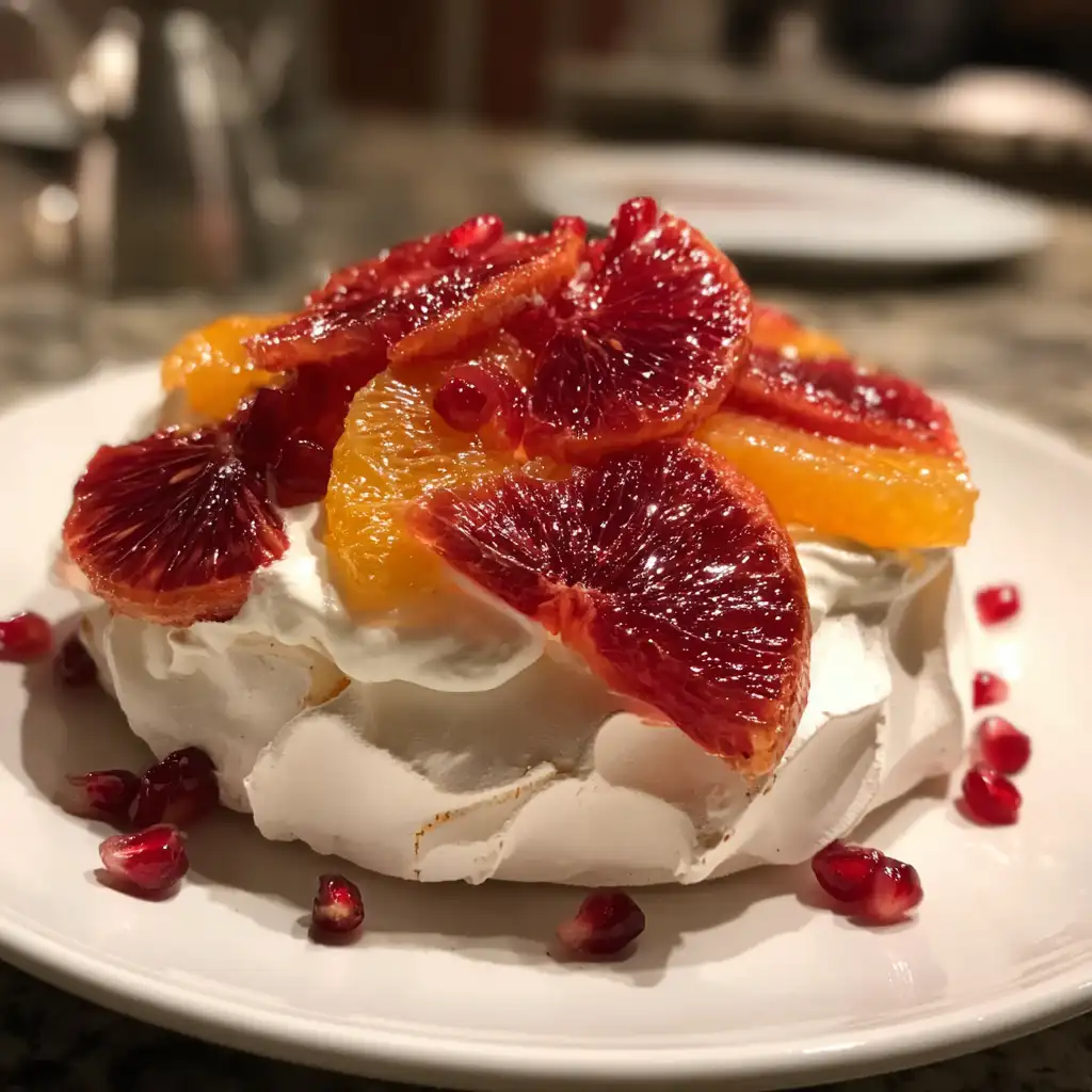 Blood Orange Pavlova Recipe A Delightful Dessert Awaits!