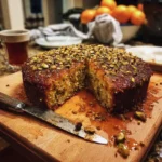 Blood Orange Pistachio Date Cake with Rosewater Syrup delights!