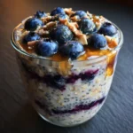 Blueberry overnight oats recipe