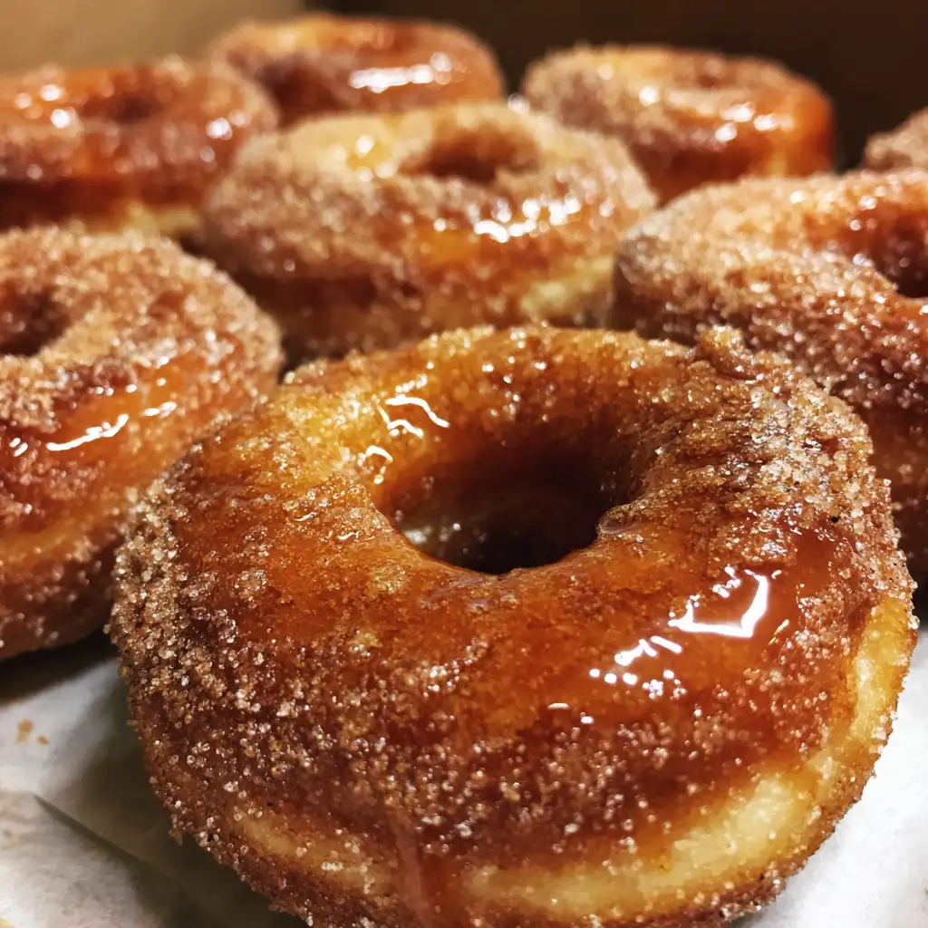 Brown Sugar Maple Cinnamon Sugar Donuts