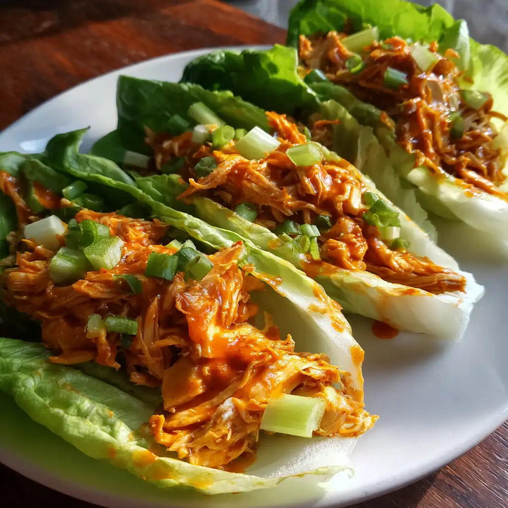 Buffalo chicken lettuce wraps recipe that everyone loves!