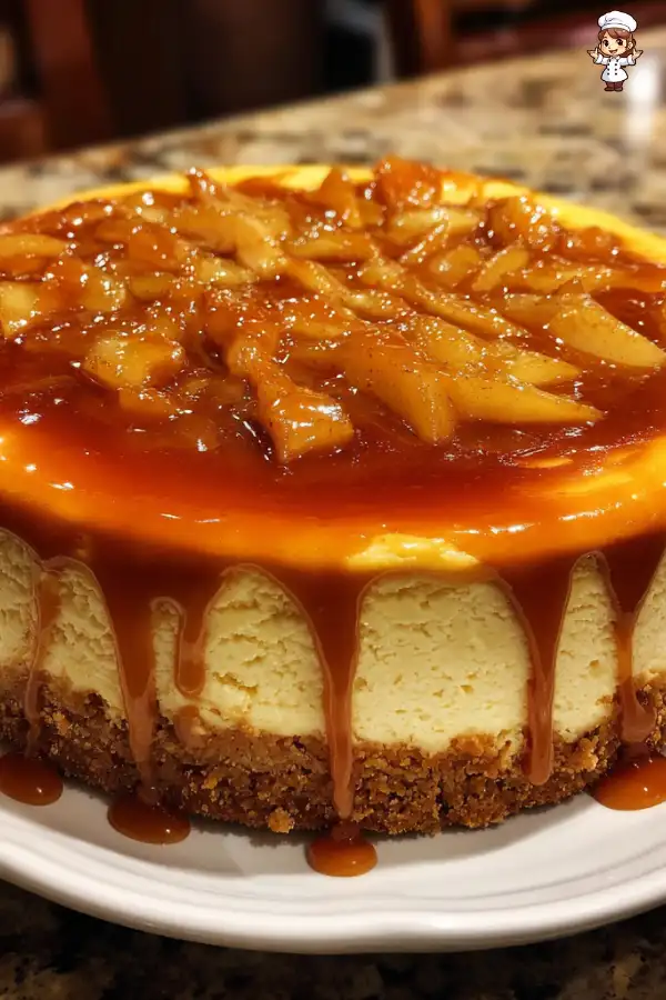Caramel Apple Cheesecake