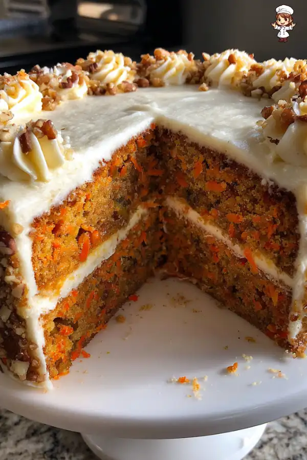 Carrot Cake with Cream Cheese Frosting Recipe