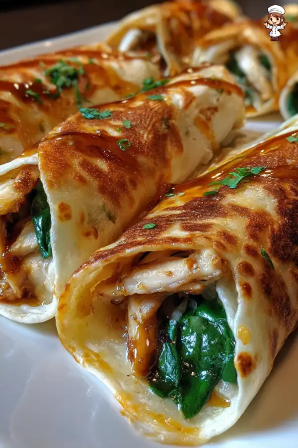 Cheesy Garlic Chicken Wraps are a must-try delight!