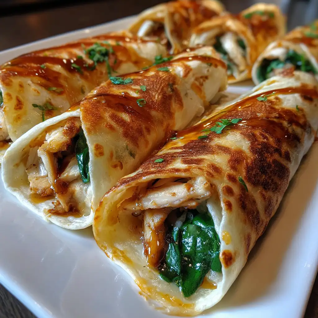 Cheesy Garlic Chicken Wraps are a must-try delight!