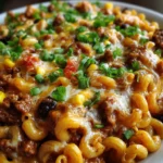 Cheesy beef taco pasta is a must-try for dinner!