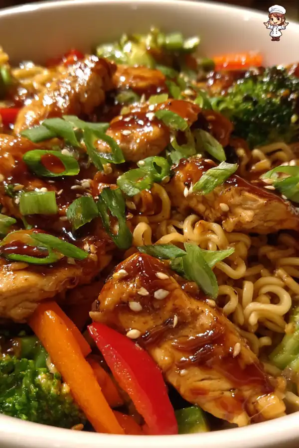 Chicken ramen stir fry recipe