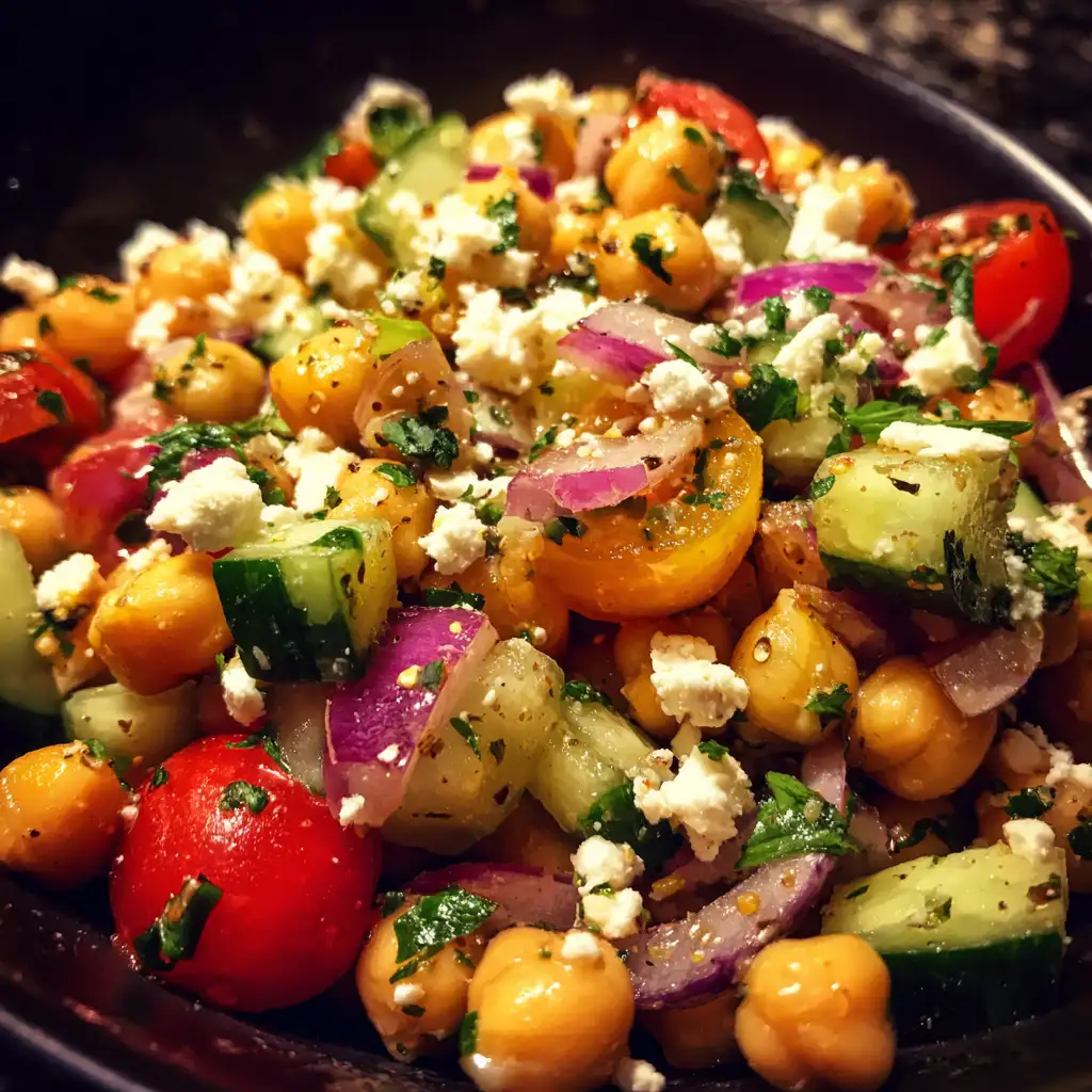Chickpea salad recipe