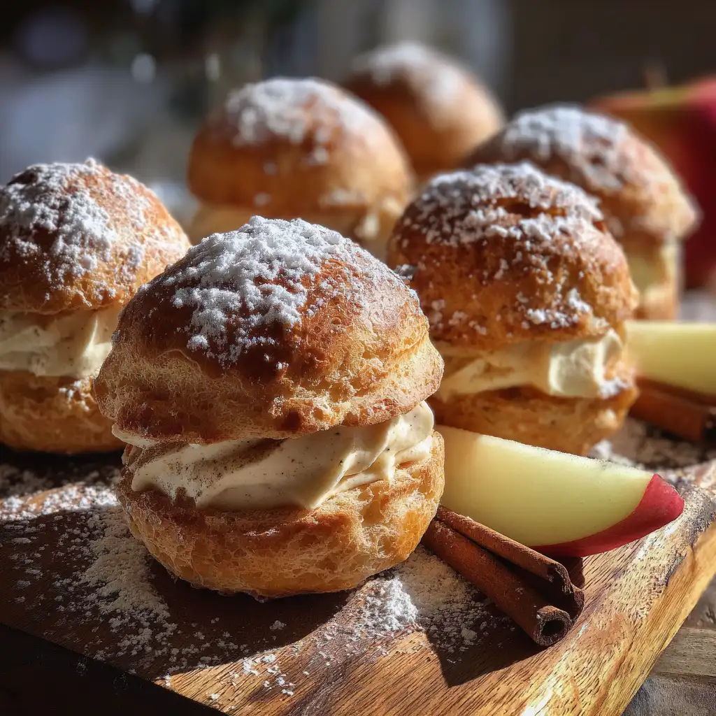 Cinnamon Apple Cream Puffs are a must-try dessert!