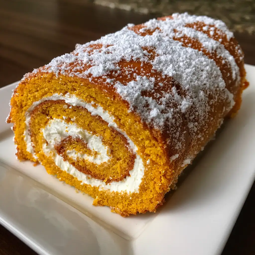 Cinnamon Pumpkin Roll Recipe