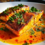 Coconut curry salmon with garlic butter recipe delights!