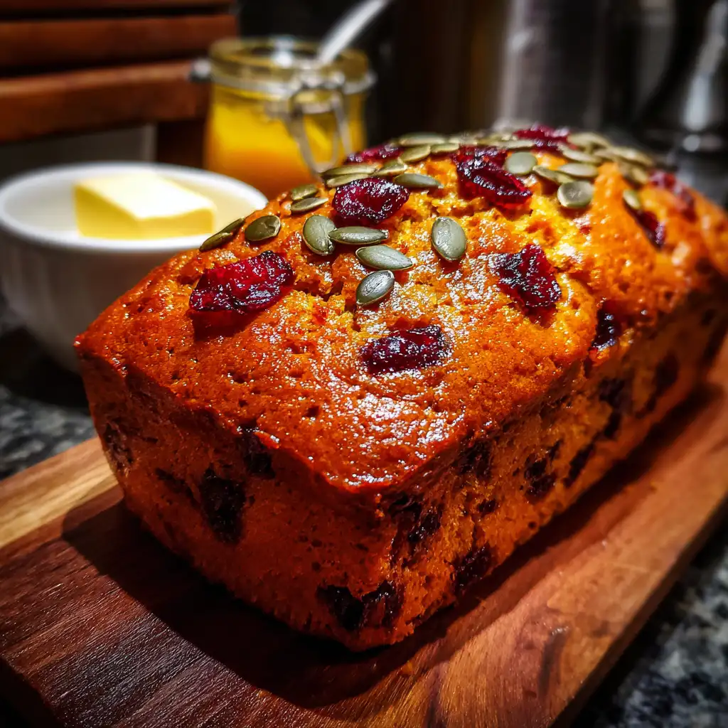 Cranberry Pumpkin Bread Recipe