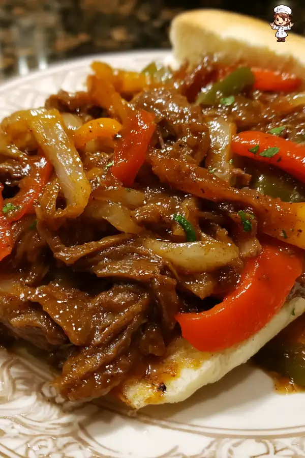 Crockpot Philly cheesesteak recipe