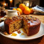 Date Walnut Cake with Orange Blossom Syrup Recipe