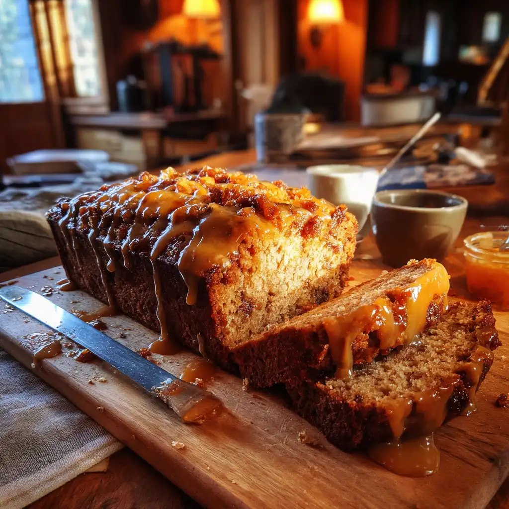 Dense Sweet Potato Loaf with Orange Ginger Glaze