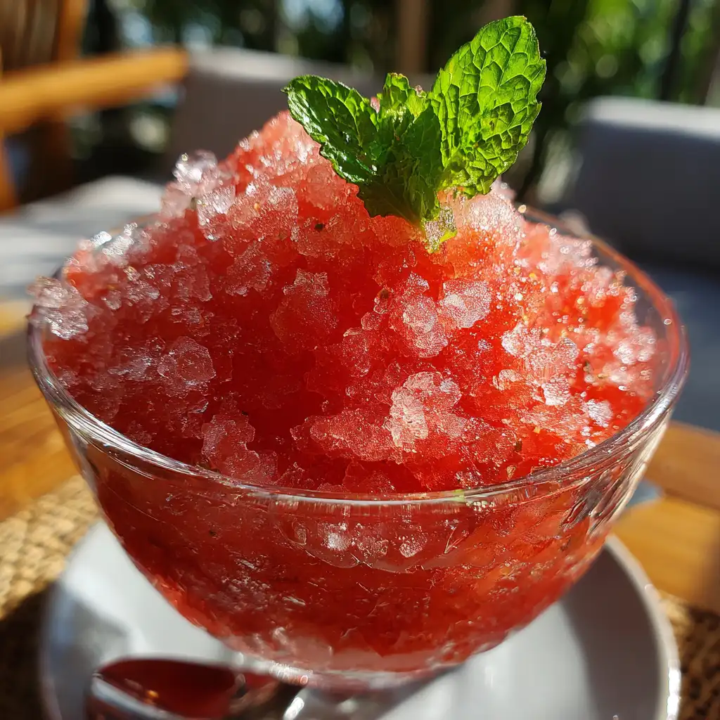 Easy Watermelon Granita Recipe Refreshing Summer Delight!