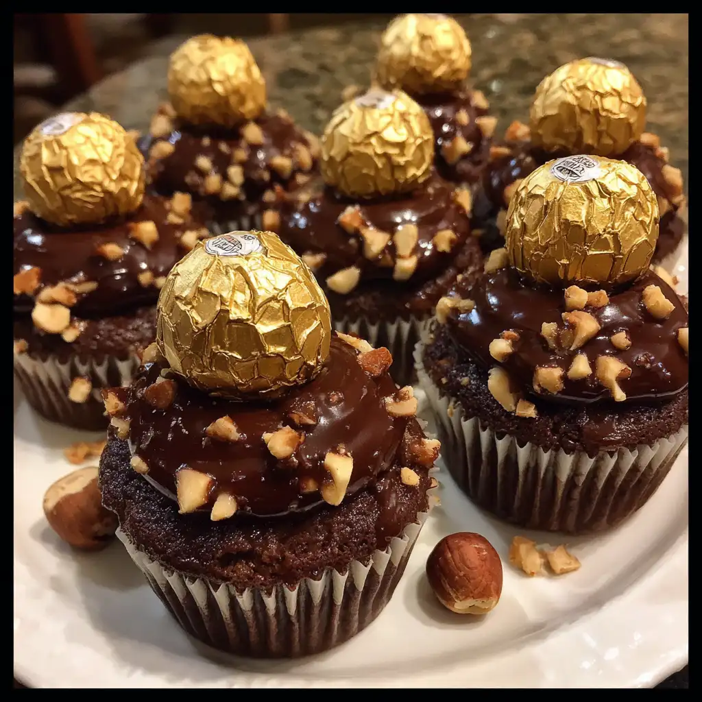 Ferrero Rocher Cupcakes Recipe Indulge in a Sweet Delight!