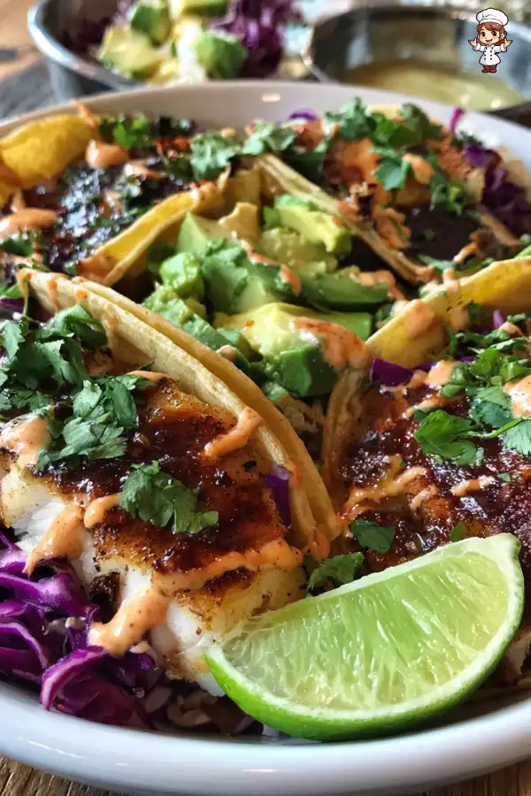 Fish taco bowls