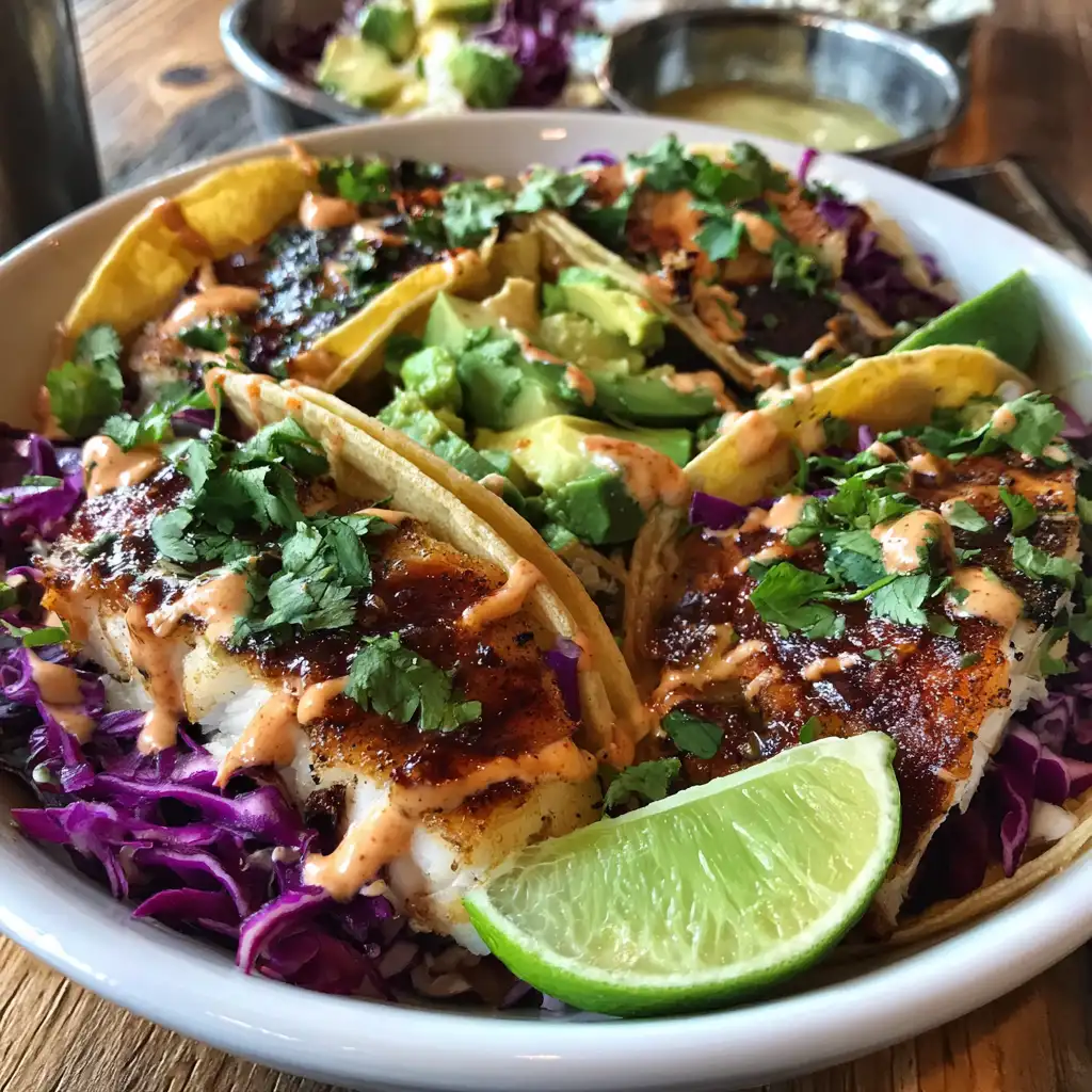 Fish taco bowls