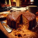 Gingerbread Cake with Molasses Glaze