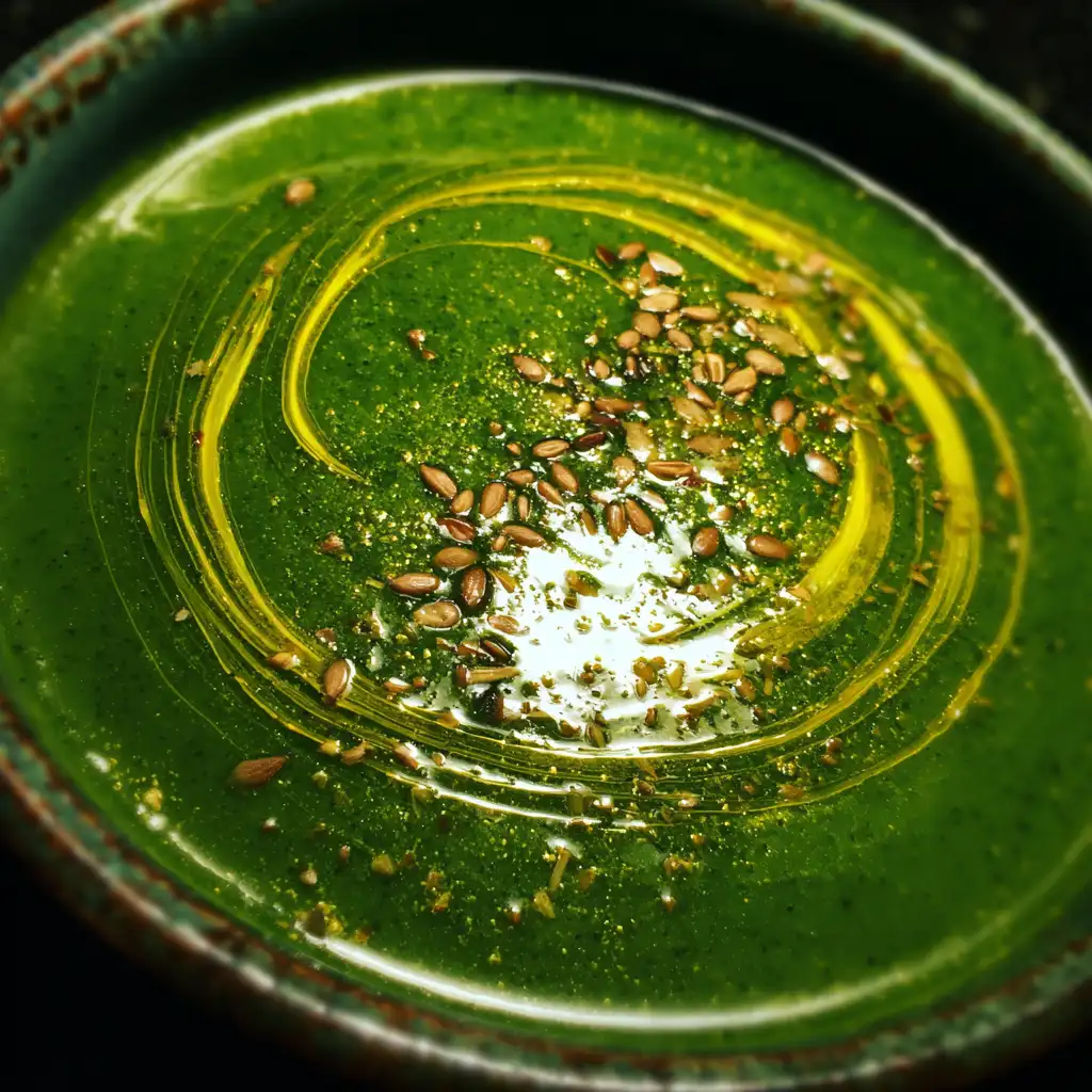 Green detox soup recipe