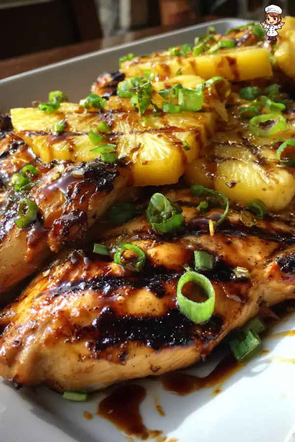 Grilled Aloha Chicken and Pineapple Recipe