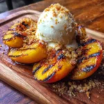Grilled Peaches and Vanilla Ice Cream A Summer Delight!