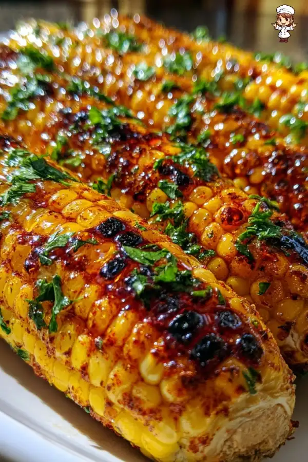 Grilled corn on the cob with chili lime butter recipe