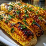 Grilled corn on the cob with chili lime butter recipe