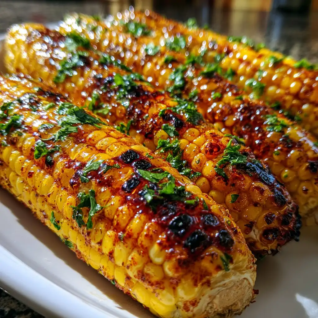 Grilled corn on the cob with chili lime butter recipe