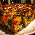 Ground turkey sweet potato bake is a must-try dish!