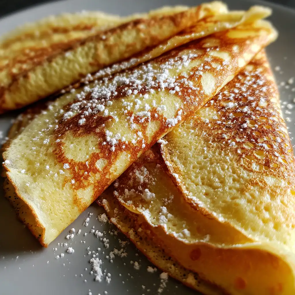 Homemade crepes recipe