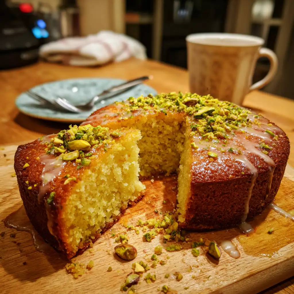 Lemon Pistachio Yogurt Cake is a must-try delight!