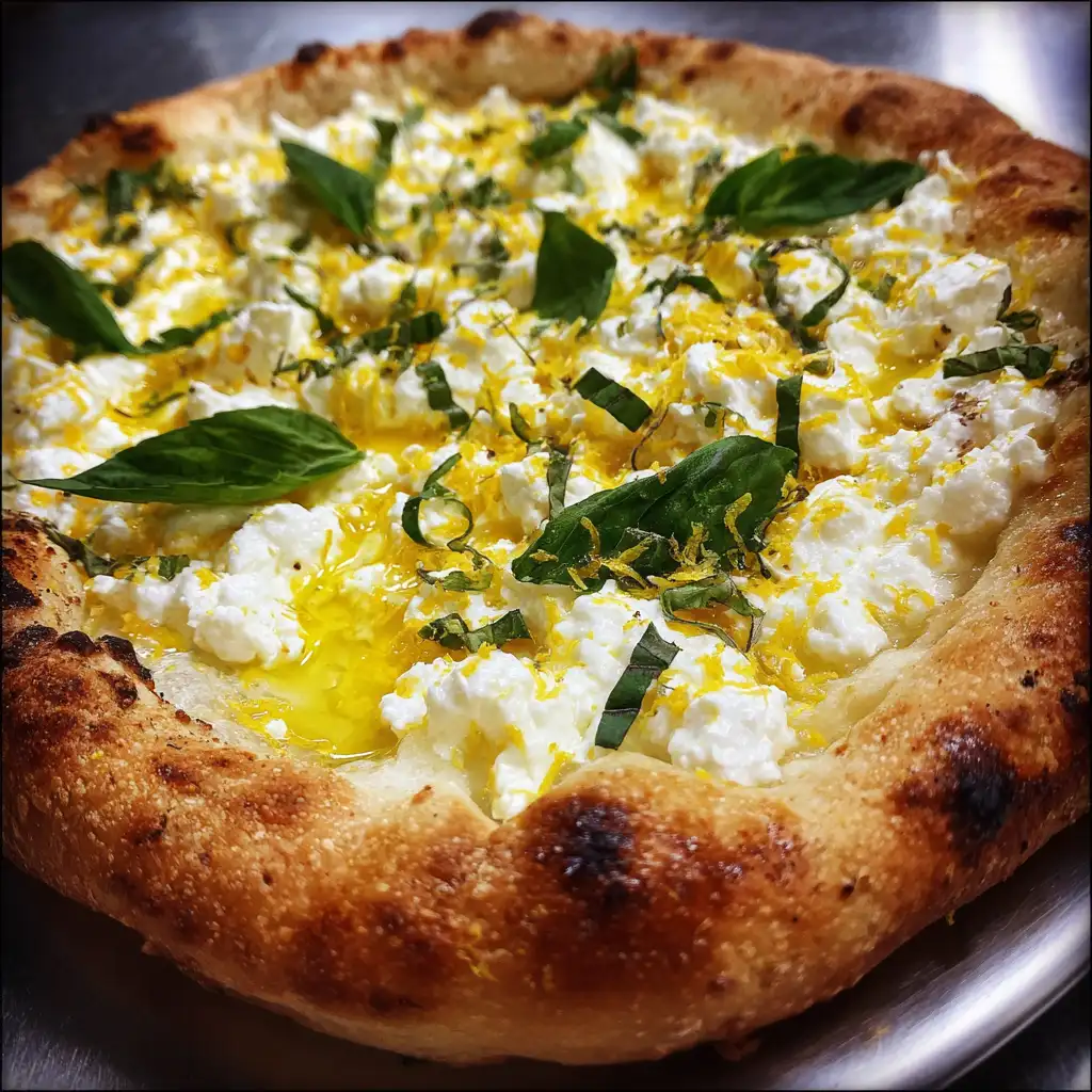Lemon pizza recipe