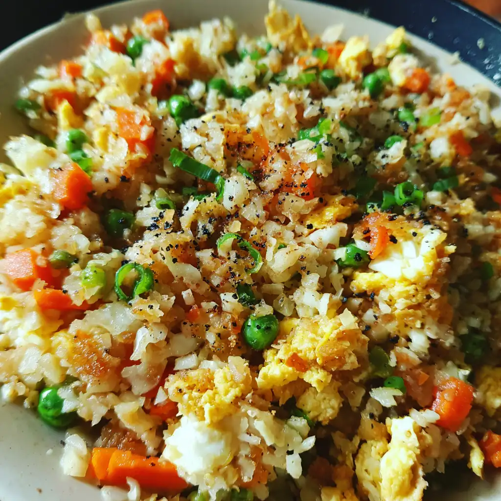 Low carb fried rice is a delicious way to eat healthy!