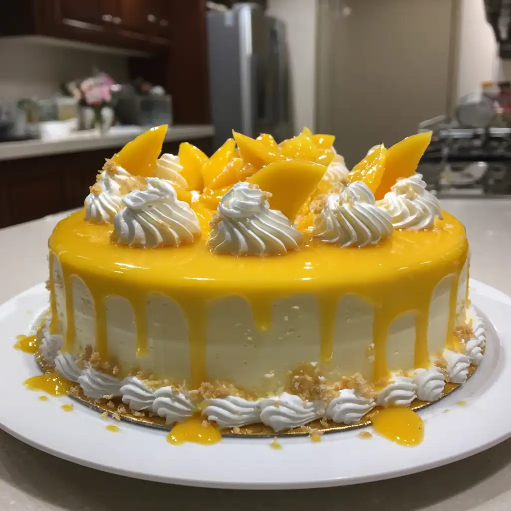 Mango Mousse Cake Recipe Discover a Tropical Delight!