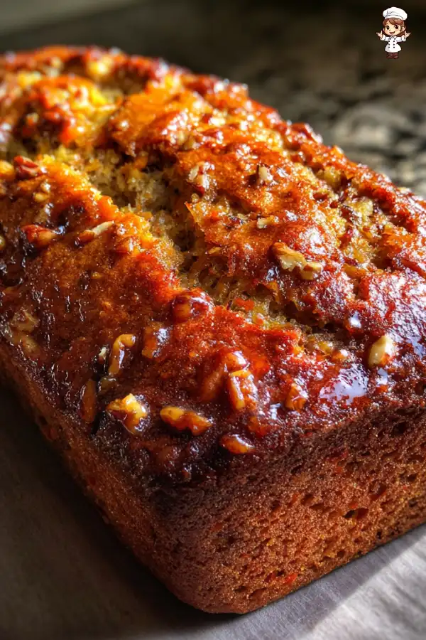Maple Glazed Carrot Cake Loaf Recipe