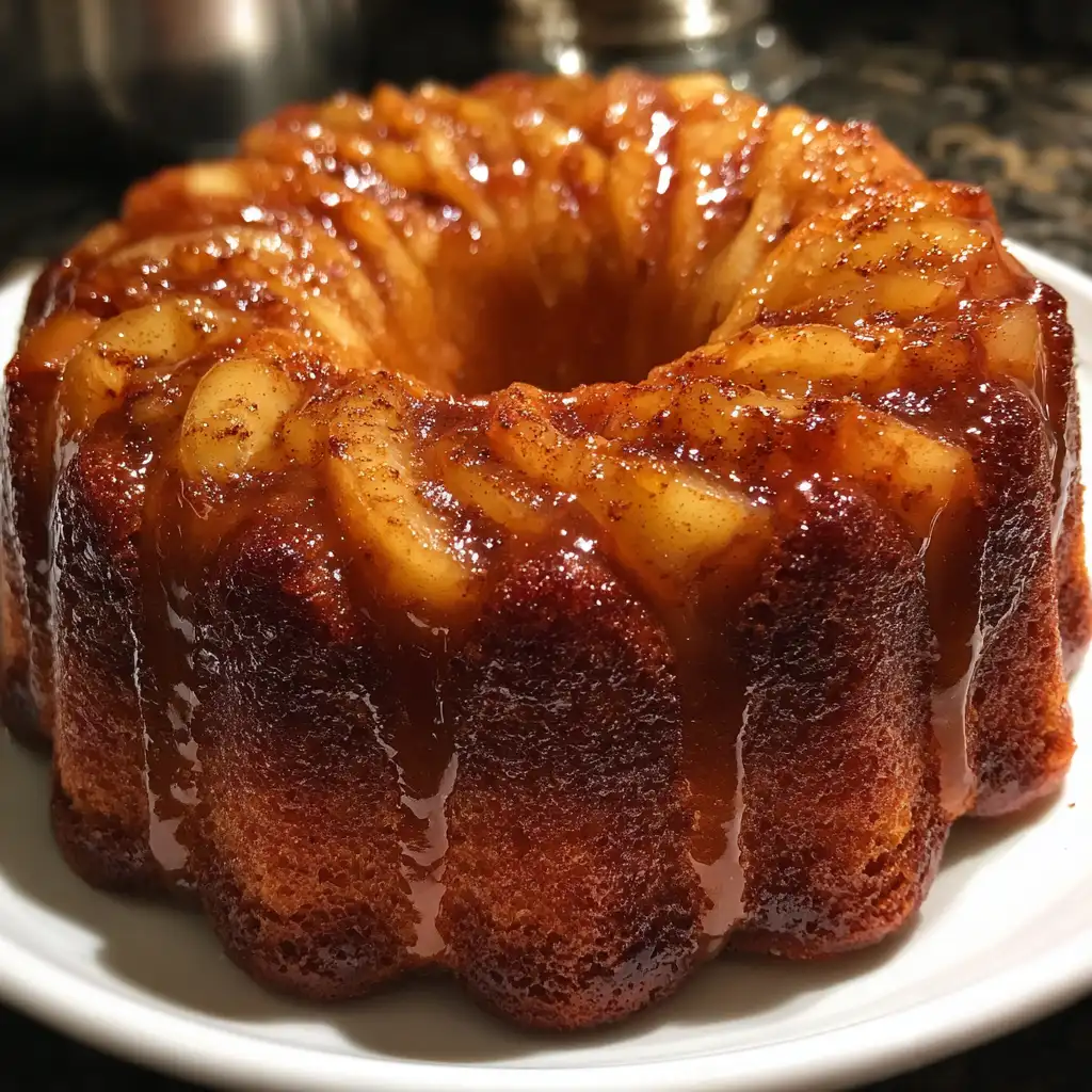 Maple Glazed Pear Cake Recipe