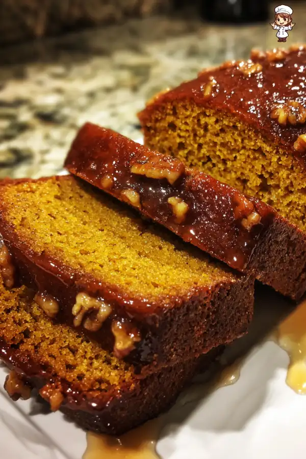 Maple Glazed Pumpkin Loaf Recipe